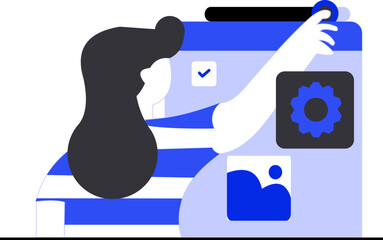 Web Development Illustration