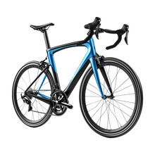 Blue Black Modern Aerodynmic Carbon Fiber Racing Sport Road Bike Bicycle Racer