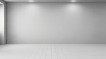 Gray Empty Room Studio Gradient Used For Background And Display Your Product