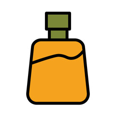 Wall Mural - Wash Bottle Cleaning Filled Outline Icon