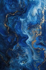 Wall Mural - abstract art with different patterns in oil canvas, compositions, design, created with ai