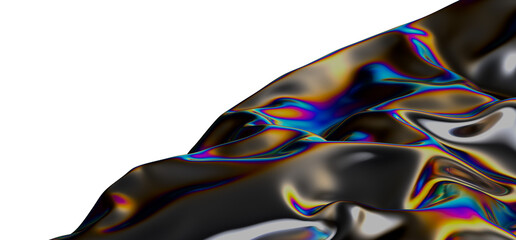 Chromatic Fusion: Where Colors Converge in a 3D Background