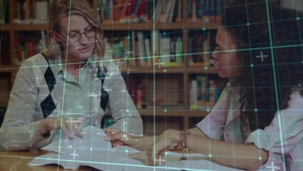 Poster - Animation of data processing over diverse students