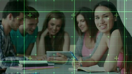 Poster - Animation of data processing over diverse students
