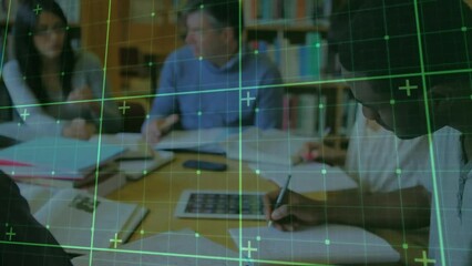Poster - Animation of data processing over diverse students