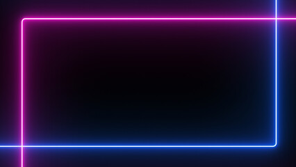 Wall Mural - Neon Frames