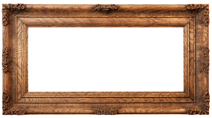 Wall Mural - wooden frame