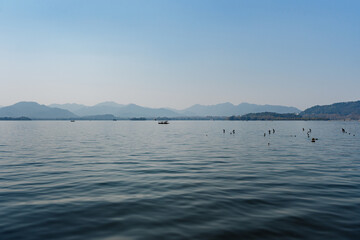 Wall Mural - lake in the mountains