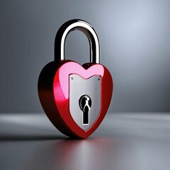 heart with lock