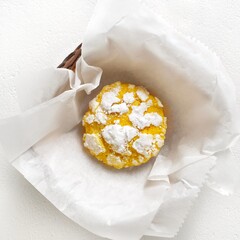 Wall Mural - Homemade baked citrus cookie