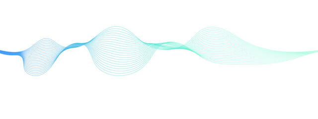 Abstract colorful blue sound, voice, music curved and wave lines background.  Abstract volume voice technology vibrate wave and music background. Abstract music wave, radio signal, voice background.