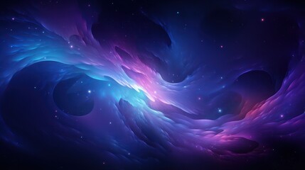 Wall Mural - space nebula purple abstract background wallpaper illustration