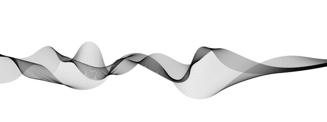 Poster - Abstract voice sound wave pattern element, Voice sound wave liens and audio technology background.