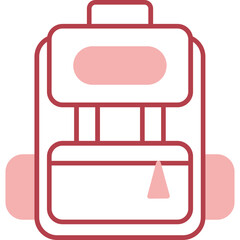 Canvas Print - Backpack Icon