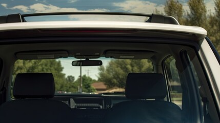 view of a car windshield