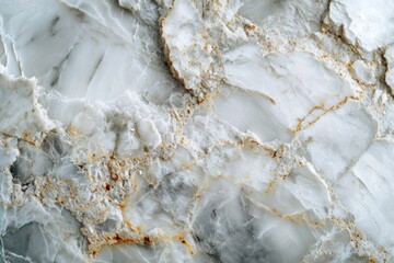 Poster - A detailed close-up view of a smooth and polished marble surface. This image can be used for architectural designs, interior decor, or as a background texture for various projects
