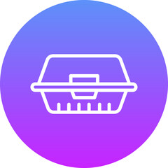 Sticker - Food Container Icon