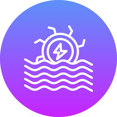 Poster - Hydro Power Icon