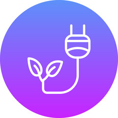 Poster - Eco Power Socket Icon