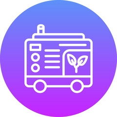 Sticker - Eco Generator Icon