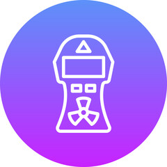 Sticker - Radiation Detector Icon