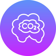 Canvas Print - Co2 Icon