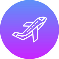 Canvas Print - Airplane Icon