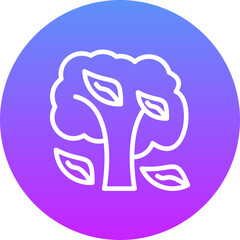 Sticker - Autumn Tree Icon