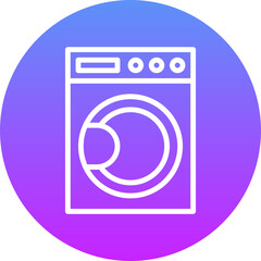 Canvas Print - Smart Washing Machine Icon