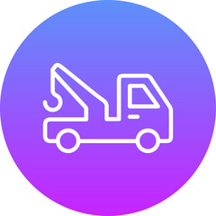 Poster - Tow Truck Icon