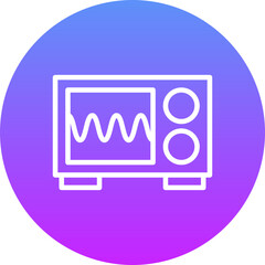 Wall Mural - Oscilloscope Icon