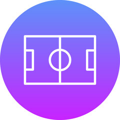 Sticker - Football Field Icon