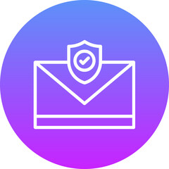 Wall Mural - Email Security Icon