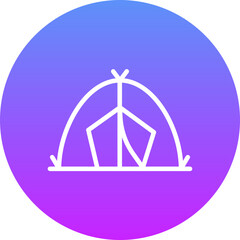 Sticker - Summer Tent Icon