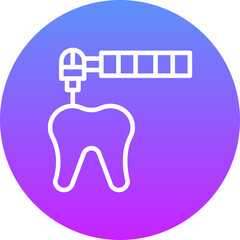 Wall Mural - Tooth Drilling Icon