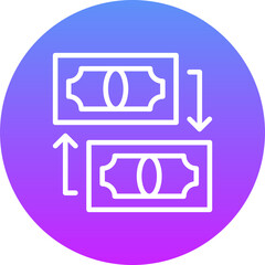 Sticker - Money Transfer Icon