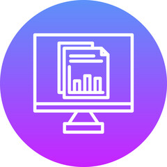 Sticker - Online Statistics Icon