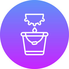 Canvas Print - Milk Bucket Icon