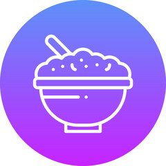 Wall Mural - Cereal Bowl Icon