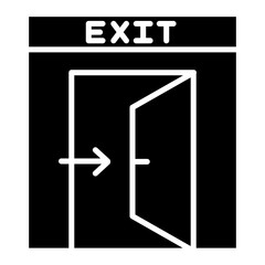 Canvas Print - Exit Door Icon of Cinema iconset.