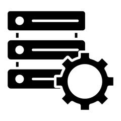 Poster - Database Settings Icon of Web Hosting iconset.