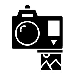 Poster - Photo Camera Icon of Entertainment iconset.