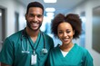 © Alina - Two young doctors at a hospital