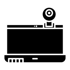 Wall Mural - Webcam Icon of Computer and Hardware iconset.