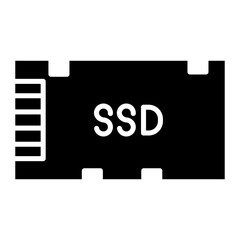 Sticker - Ssd Icon of Computer and Hardware iconset.