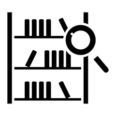 Sticker - Search Books Icon of Library iconset.