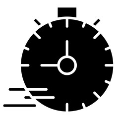 Poster - Stopwatch Icon of Productivity iconset.