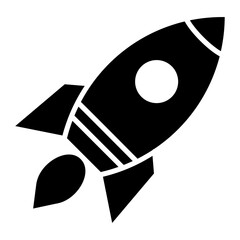 Poster - Rocket Icon of Space Technology iconset.