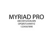 © MuhammadKhan - Myriad Pro Font, font, letters, number