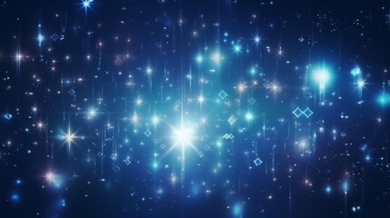 Wall Mural - abstract blurry starlight overlay: twinkle star pattern for stunning photo effects and background en
